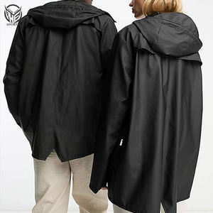 Chubasquero impermeable grueso Unisex para invierno Camping bordado decorado Stand Collar chaqueta de lluvia 2025 Producto - Product Image 4