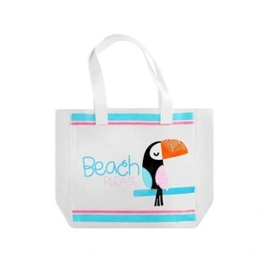 Best Quality Custom Eco-friendly Outdoor Fashion Beach Promotional Large Canvas Tote Bag Zipper Closure Two <b>Shoulder</b> <b>Straps</b> for - Product Image 4