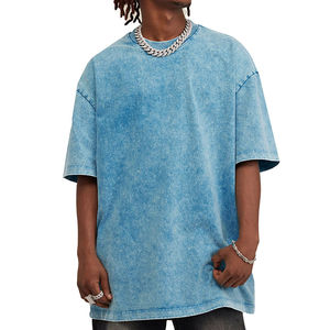 เสื้อยืดสตรีทโอเวอร์ไซส์ลายวินเทจเปิดไหล่ปล่อยชาย - Product Image 2