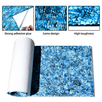 Langsung dari pabrik 12mm antiselip busa EVA Camo alas dek aluminium Modern baru Pontoon perahu lantai mudah klik untuk luar ruangan