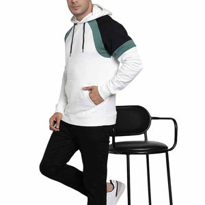 Sudadera con capucha de invierno de lana bordada para hombre de color liso Colores y tamaños personalizados Tarifas al por mayor a prueba de viento y transpirable - Product Image 5