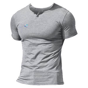 Camisetas de Hombre de Alta Calidad en Algodón/Fibra de Bambú, Ropa de Diseño Personalizada, Corte Regular, Transpirable, Cuello Redondo, Tela de Lona - Product Image 1