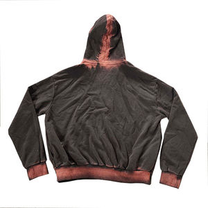 Ensemble de survêtement unisexe personnalisé, imprimé, uni, décontracté, d'hiver, avec fermeture éclair, sweat-shirt et pantalon de jogging pour homme, lavé - Product Image 3