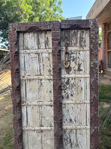 Panneaux de porte en bois massif sculptés à la main, style moderne du milieu du siècle, meubles de luxe pour la maison, le bureau, la villa, l'hôtel, le salon, la salle à manger - Product Image 4