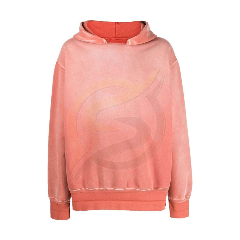 Peach Color Unique Heavy Cotton Acid Wash Hoodies Casual Stylish Acid Wash  Hoodie Men Custom Design Men Hoodies for Men