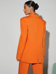 Fabricant professionnel Premium élégant magnifique magnifique simple poitrine femmes Blazers formel - Product Image 6