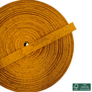 Cordón de Corcho Plano de 25 mm en Varios Colores de Calidad Superior - Product Image 1