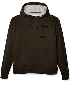 Men's Power Blend Fleece Hoodie Logo 50% Cotton 50% Polyester Imported Pull on Closure <b>Machine</b> Wash Sourcing From Bangladesh - Product Image 4