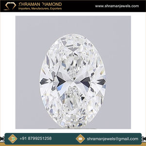 Proveedor indio de diamantes sueltos cultivados en laboratorio de 2,15 quilates de corte ovalado de excelente calidad superventas para anillos de compromiso - Product Image 2