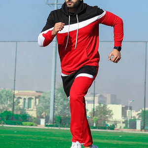 Conjunto Deportivo Personalizado OEM para Hombre, Chaqueta con Capucha y Cremallera Completa, Pantalones Deportivos de Felpa Técnica Cortavientos, Traje Deportivo Holgado para Gimnasio - Product Image 4