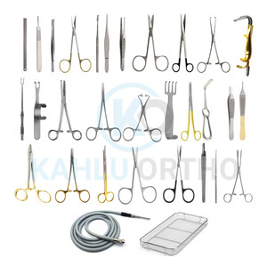 Meilleur Prix Kit De Chirurgie Ensemble De 31 Pièces Avec Plateau En Acier Instruments De Chirurgie En Plastique Par KAHLU ORTHOPEDIC - Product Image 1