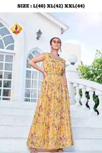 Dernier concepteur Rayon imprimé miroir travail Long Kurti par Fab Zone - Product Image 2