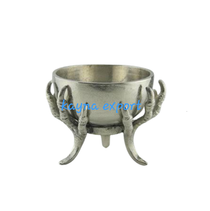 Cuenco de dátiles elegante con hojas de metal de lujo para cocina modular y mesa de comedor que sirve para uso a precios económicos - Product Image 3