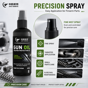 AVIC HANGTE Aceite Sintético en Aerosol para Armas 60ml, Lubricante CLP para Armas, Botella Portátil <span class=keywords><strong>de</strong></span> Aceite para Armas para Mantenimiento Diario <span class=keywords><strong>de</strong></span> Armas <span class=keywords><strong>de</strong></span> <span class=keywords><strong>Fuego</strong></span> - Product Image 2