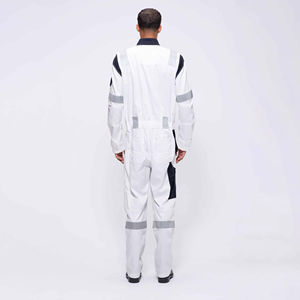 Combinaison légère en polyester et coton de haute qualité Vêtements de travail imperméables de couleur personnalisée pour combinaison haute visibilité - Product Image 2