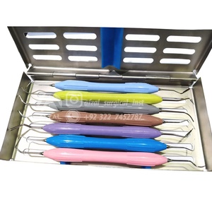 Tijeras Quirúrgicas de Acero Inoxidable Premium, Hoja Recta, Anterior y Posterior, Estilo LM Arte, Juego de Cassette LM, 5 Piezas, Duraderas - Product Image 1