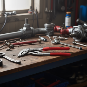 Alicates para bomba de agua Knipex Cobra ES extrafinos de 180 mm con revestimiento de plástico antideslizante para bombas hidráulicas, gris atramentizado - Product Image 3