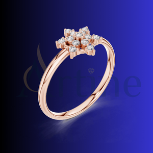 Glametide jewels 10K Topaz Anillo ajustable con estilo moderno de moda para uso diario - Product Image 1