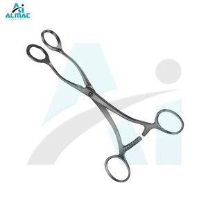 Pinzas Ovárias Duraderas de Acero ALMAC, Instrumento Quirúrgico para Procedimientos Ováricos y Pélvicos, Control Firme, Operación Segura - Product Image 4