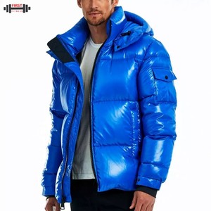 2025 Korean Fashion Winter Puffer Jacket <b>Stand</b> Collar Men Women Warm Solid Bubble Coat Black Plus Size Canvas - Product Image 4