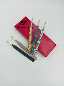 Nuevas pinzas de extensión de pestañas con forma de aislamiento Pinzas de pestañas de volumen con logotipo personalizado recubierto de papel de acero inoxidable japonés - Product Image 4