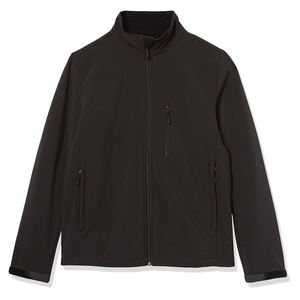 Veste softshell style outdoor, coupe confortable, tissu léger, choix de logo personnalisé pour hommes, sorties décontractées et usage quotidien - Product Image 2