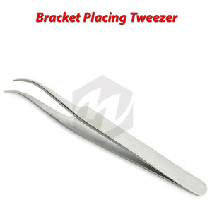 Soporte de colocación de pinzas de 12cm de acero inoxidable, instrumentos médicos de ortodoncia Dental, herramientas de colocación de soporte, ortodoncia - Product Image 2
