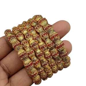 ชุดแต่งงานเจ้าสาวชุบทองคำขาวสำหรับผู้หญิงเพทายมาลาก - Product Image 1