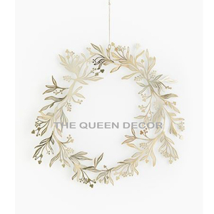 Hermosos Espejos decorativos colgantes montados en la pared espejo de habitación MARCO DE Metal vidrio grande diseñador personalizado sublimación en blanco moderna - Product Image 1