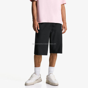 Short de jogging d'entraînement en coton 100% coton de haute qualité pour homme, short décontracté en éponge française, short de survêtement - Product Image 5