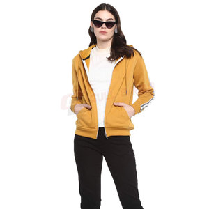 Abrigo de Invierno con Capucha de Manga Larga para Mujer, Alta Calidad, Nuevo, Estilo Casual, Logotipo Frontal Personalizado, Temporada de Otoño, Tela de Lona - Product Image 1