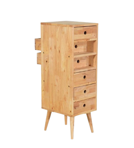 Modern Solid <b>Wood</b> Adjustable <b>Chest</b> Drawers-Handmade <b>Storage</b> for Living Room - Product Image 2
