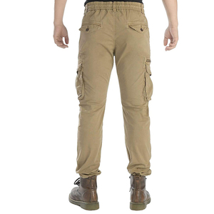 Pantalones Cargo de Estilo Urbano para Hombre, Corte Ajustado, Cintura Alta, Múltiples Bolsillos y Diseño de Logotipo Personalizado, Estilo Casual - Product Image 3
