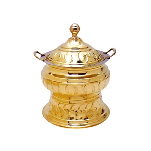Top Quality <b>Buffet</b> Chafing Dish Gold Plated Finishing Chafing Dish Restaurant Equipment With Burner Stand Chafing Dish - Product Image 4