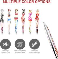 Pince à sourcils rose professionnel pointe inclinée pince à sourcils épilation outil de maquillage avec couverture de beauté imprimée outils de beauté