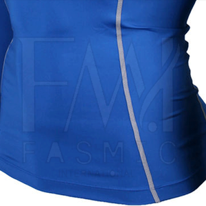 Concevez votre propre salle de sport surf plongée manches Rash Guard pour chemises de Compression de couleur personnalisées MMA Rash Guard - Product Image 6