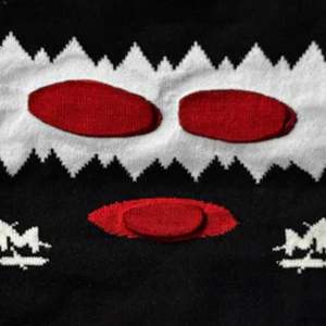 Masque facial en tricot Balaclava Masque de ski d'hiver Couvre-visage complet Chaud Tricot jacquard Vêtements de rue - Product Image 4