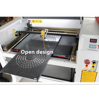 Nouvelle machine de découpe laser CO2 Hauser 40x60cm 100W CNC avec source laser EFR/Reci, système de contrôle Ruida, prise en charge IA, DXF/BMP, refroidissement par eau