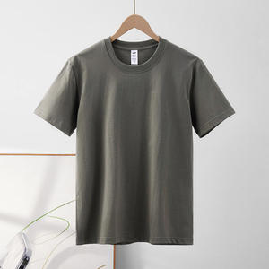 T-shirt en coton imprimé avec logo personnalisé uni T-shirt uni vierge pour hommes avec logo - Product Image 3