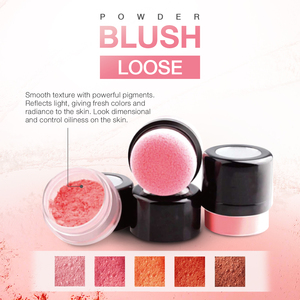 Poudre de maquillage de tous les jours Blush mat multicolore miroitant blush de forme personnalisée poudre pressée maquillage de marque privée de Thaïlande - Product Image 5