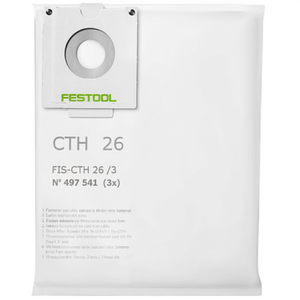 Sac filtrant de sécurité Festool 3 pièces FIS-CTH 26-48 pour une productivité accrue - Product Image 2