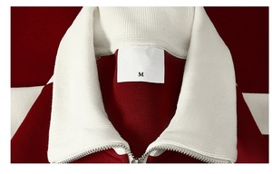 Veste à double fermeture éclair personnalisée pour hommes avec sweat à capuche blocage élevé XS-5XL lourd grande taille sweat à capuche zippé unisexe expédition DDP - Product Image 4