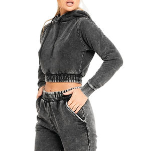 เสื้อมีฮู้ดคอตตอนสไตล์เกาหลีสำหรับผู้หญิงเสื้อผ้าแนวสตรีทแบบลำลองผ้าถักนุ่มสำหรับชายเสื้อ - Product Image 1