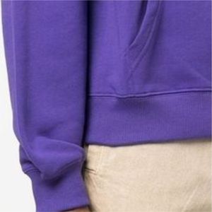 เสื้อมีฮู้ดผ้าฟลีซสีม่วงปกแบบปักโลโก้ด้านหน้าและด้านหลังอบอุ่นมีขนาดพิเศษสำหรับฤดูหนาว - Product Image 5