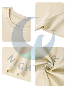 Venta directa de fábrica Camiseta 100% de algodón para hombre Logotipo impreso personalizado Camiseta suelta de cuello corto de gran tamaño Memorial - Product Image 5