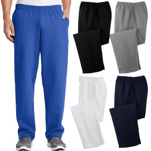 Pantalon de survêtement de musculation pour hommes avec poches Nouvelles tailles classiques de confort Coupe ample Pantalon pour hommes droit incurvé à rayures - Product Image 6