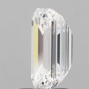 Diamant de taille émeraude en carats, clarté VVS2, pierre brute cultivée en laboratoire pour bague de fiançailles personnalisée - Product Image 2