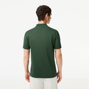 Nouveau polo américain de haute qualité en coton et bambou avec panneaux supérieurs en tissu pour hommes, grande taille - Product Image 2