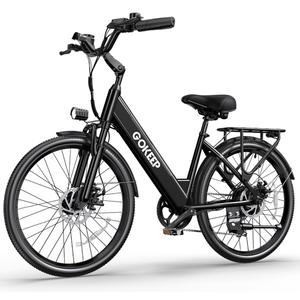 Bicicleta Eléctrica de 26 Pulgadas Más Vendida, Bicicleta Eléctrica Urbana para Adultos con Asistencia de Pedaleo, Batería de Litio de Largo Alcance - Product Image 2