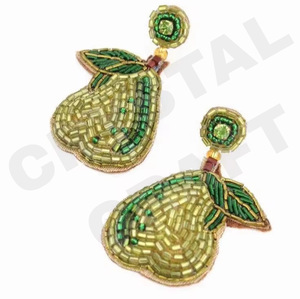 Fiestas florales Fiesta Pendientes colgantes de moda especial Nueva llegada Cuentas hechas a mano transfronterizas Lentejuelas dulces Creativo de moda - Product Image 3